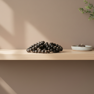 คุณภาพสูงสีดำ agarwood ลูกปัดสร้อยข้อมือธรรมชาติสร้อยข้อมือสวดมนต์ไม้8mm 10mm 12mm 15mm 18mm - Product Image 1