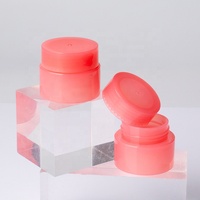Pot de baume à lèvres de nuit en plastique PP, format mini 6g, saveur pêche, emballage haut de gamme pour masque de nuit pour les lèvres