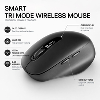 Ratón Inalámbrico Personalizado con Cable/Inalámbrico BT/2.4g Doble 1k para Tablet y Ordenador