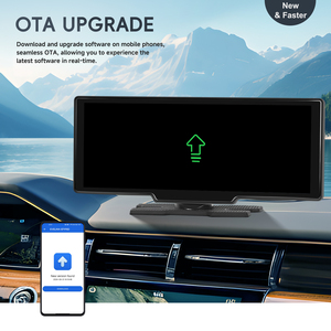 หน้าจอติดรถยนต์แบบพกพาขนาด 10.26 นิ้ว พร้อมระบบไร้สาย Carplay และ Android Auto รองรับการส่งสัญญาณ FM/Airplay/BT - Product Image 4