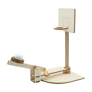 OKYN-G5468 Kit STEM Educativo Scientifico in Legno Fai-da-Te per Esperimenti, Dispositivo Gioco di Tiro al Bersaglio - Product Image 2
