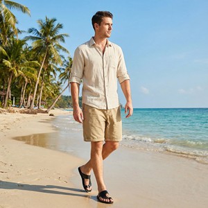 <span class=keywords><strong>Sandalias</strong></span> Elegantes de Talla Grande EUR40-47, Suela de Cuero y Goma, Diseño Minimalista y Estilizado para Verano, <span class=keywords><strong>Sandalias</strong></span> de Cuero Casuales para <span class=keywords><strong>Hombre</strong></span> - Product Image 6