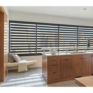 Stores automatiques en tissu anti-UV, stores automatiques en <span class=keywords><strong>PVC</strong></span>, rideaux en plastique pour cloisonnement - Product Image 2