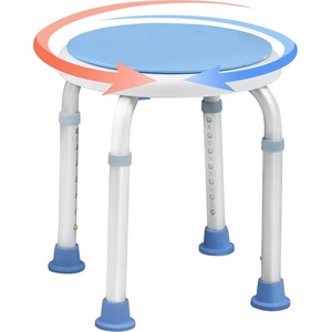 Chaise de douche en alliage d'aluminium, siège antidérapant 32x32Cm, équipement de sécurité pour personnes âgées, handicapées, enceintes, équipement de sécurité pour le bain - Product Image 2