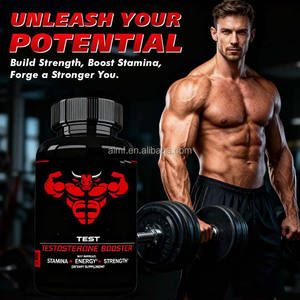 淫羊藿、トンカットアリ、ノコギリヤシエキス配合のテストステロンブースターカプセル（成人男性用）-栄養補助食品、エネルギー、筋肉増強 - Product Image 2