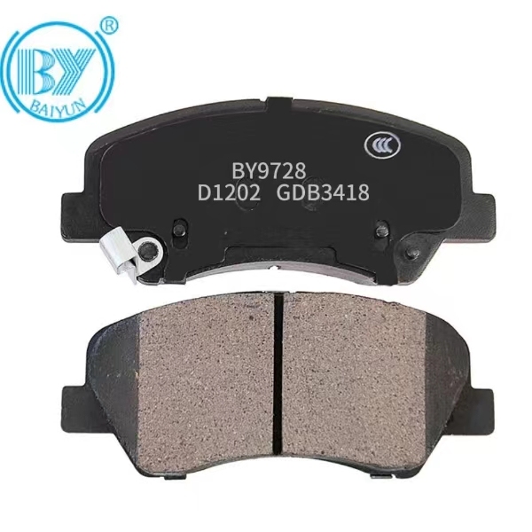 Korean Passenger Car Brake Pads with Long Service Life, Friction Resistance, and High Braking Efficiency