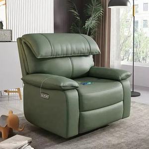 Reposabrazos moderno 2024, silla de descanso, silla elevadora VIP de cuero, silla individual de lujo para cine - Product Image 4