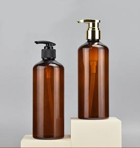 Bouteille <span class=keywords><strong>de</strong></span> crème cosmétique <span class=keywords><strong>Obturateur</strong></span> rond en plastique brun 500 pour shampooing Lotion pour le corps Autres cosmétiques Contenants d'emballage <span class=keywords><strong>de</strong></span> qualité supérieure - Product Image 6