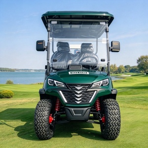 Voiture de golf électrique 4x4 tout-terrain, mini, 6 places, batterie lithium, certifiée CE pour les routes non publiques - Product Image 2
