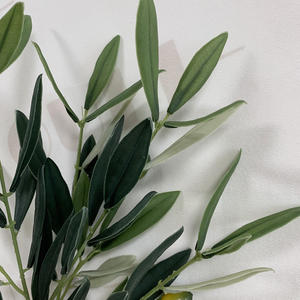 <span class=keywords><strong>LO</strong></span>-بالجملة ديكور منزلي وحدث واقعي نبات زيتون صناعي مقاوم للأشعة فوق البنفسجية 5 شوكة فرع زيتون صناعي بالفواكه - Product Image 5