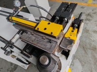 Dobladora de Tubos Hidráulica CNC Automática, Máquina de Doblado de Tubos de 38 mm con Control PLC, Moldeadora de Metal