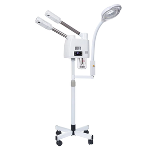Appareil de soin du visage 3-en-1 chaud et froid à double tube avec lumière LED et <span class=keywords><strong>loupe</strong></span>, vaporisateur facial pour salon de beauté - Product Image 6