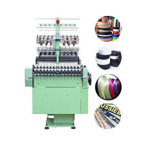 China supplier professional custom high quality automatic shuttleless narrow tape band needle loom machine