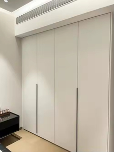 Cajón de almacenamiento de gabinete combinado Almirah de ropa de madera de estilo clásico para dormitorio con armario de plástico para uso fácil de Hotel en casa - Product Image 6