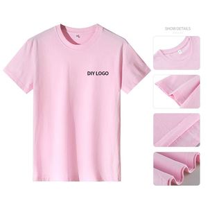 Camiseta de Verano 2024 de Alta Calidad para Hombre, Lisa, Talla Grande, con Estampado y Bordado Personalizado, 100% Algodón - Product Image 4