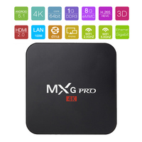 El TV Box Android Más Económico MXG PRO Rockchip RK3229 Ram 1GB Rom 8GB 2.4G WIFI Android 7.1 OS El Mejor TV Box Android en Relación Calidad-Precio