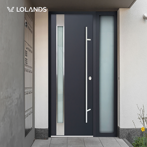 <span class=keywords><strong>Porte</strong></span> pivotante en alliage d'aluminium robuste avec serrure intelligente, prévention des incendies, design moderne pour villa, hôtel, sécurité extérieure - Product Image 4