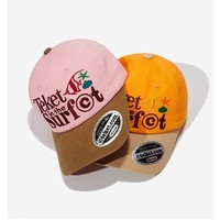 Casquette de baseball personnalisée bicolore en toile de coton à pois, modèle 5 A-Frame, structurée, style vintage, pour uniformes d'équipes sportives
