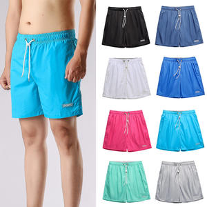 卸売速乾性メッシュライニングボードショーツ無地メンズカスタムビーチショートスイムトランク - Product Image 2