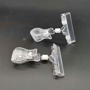 Soporte Giratorio Personalizado Ecológico de Plástico para Etiquetas de Supermercado POS - Clip de Exhibición con Asa para Tarjetas y Etiquetas - Product Image 5