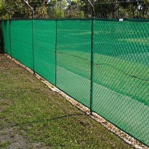 Green <b>Plastic</b> Cricket Net Knitted Mesh <b>Fence</b> Sports Boundary Netting with Cutting Service - Product Image 1