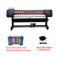 Impresora Plóter de Tinta Ecosolvente de Gran Formato y Alta Calidad de 1.3m/1.6m/1.8m con Cabezal de Impresión I3200/F1080, Impresora de Vinilo Estable