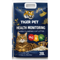 Litière Premium pour chats avec détection de changement de couleur des urines pour le suivi de la santé des animaux, litière agglomérante en papier, fournisseur exportateur en gros