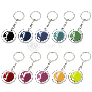 Auto aluminium Hang Ring Emblem JDM Keychain