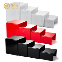 Mini Table de présentation de gâteaux, service de présentation pour banquets, présentoir à desserts en acrylique, 5 pièces