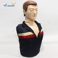 Mannequin d'entraînement CPR économique demi-corps, rapport 30:2, fréquence 100/Min, pour hôpitaux, écoles, services incendie, certifié CE ISO ROHS CNAS