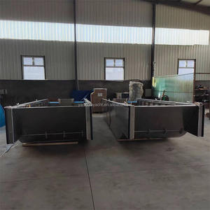 Barco de trabajo plano de aluminio, embarcación de aluminio con lazo para tug, barco grande - Product Image 6