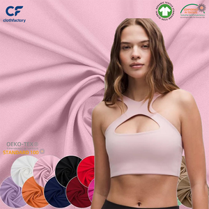 Tissu pour soutien-gorge de sport en nylon et élasthanne de haute qualité, extensible 160 cm, tricoté, pour maillots de bain, soutien-gorges de sport et leggings de sport en extérieur - Product Image 1
