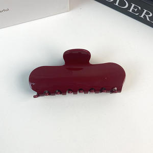 Qianji Set aksesori rambut wanita klip cakar asetat Korea mewah kustom hadiah untuk penggunaan sehari-hari - Product Image 2