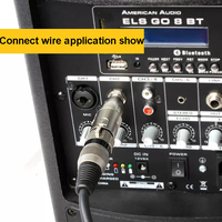 XLR 3 broches mâle femelle vers 6.35MM mâle femelle Mono stéréo prise adaptateur convertisseur connecteur