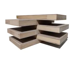18mm 25mm CE Cert 4x8 Furniture Laminate Oak Paulownia Wood Sheet Finger Joint Panel