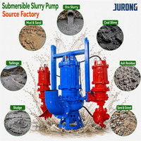 Pompe à sable centrifuge submersible robuste de 10 pouces en alliage résistant à l'usure pour le dragage de sable marin