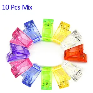 Transparent Acrylic Nail Art Clip Quick Shaping Gel Nail Tips Clip Nail ExtensionUVClip Nail Art Styling <b>Tool</b> Set - Product Image 4
