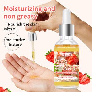 Cross-border Exclusive OEM <strong>Body</strong> Drops Massage Essential <strong>Oil</strong> 100% Pure Glycerin Infused Strawberry Cake Scent <strong>Moisturising</strong> - Product Image 2