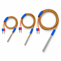 Termokopel probe ultra-halus tipe K, probe tahan suhu tinggi, sensor suhu termokopel ultra-halus tipe T dan tipe J