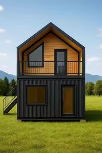 Kit <span class=keywords><strong>de</strong></span> maison à ossature acier, Villa modulaire, Vente directe fabricant, Capsule préfabriquée, Maison conteneur 40 pieds, Mini <span class=keywords><strong>abri</strong></span> <span class=keywords><strong>de</strong></span> <span class=keywords><strong>jardin</strong></span> - Product Image 2