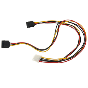 Tùy chỉnh OEM Cáp 20AWG Mini 4pin để <span class=keywords><strong>SATA</strong></span> chuyển đổi điện 2.54 mét XH 4pin để <span class=keywords><strong>SATA</strong></span> nữ ITX <span class=keywords><strong>SATA</strong></span> chuyển đổi bộ chuyển đổi cáp - Product Image 2