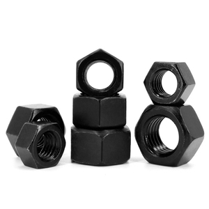 Écrous hexagonaux en acier au carbone haute résistance M12 de l'usine Bibo Yaente |   Écrous hexagonaux galvanisés épaissis |   Écrous de fixation robustes - Product Image 5
