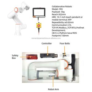 Bras robotisé articulé à 6 axes HWINT à livraison rapide et à économie d'énergie pour les projets d'automatisation flexible et la manutention en ligne - Product Image 3