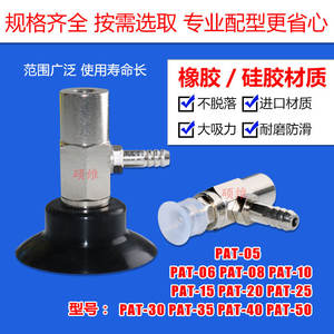 Ejector Neumático Industrial de Vacío Serie PAT, Personalizable, Tubería Lateral No Estándar con Soporte de Ventosa - Product Image 5