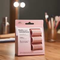 Bigoudi en céramique 45 mm x 3 conducteurs de chaleur pour coiffage à chaud avec régulation de température