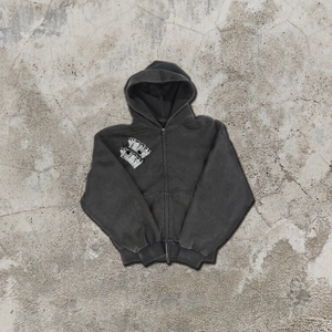 Sudadera con Capucha Extra Grande de Alta Calidad, Unisex, con Cierre, Bordada, Gruesa, con Impresión de Logotipo Personalizado, Servicio OEM - Product Image 1