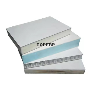 ราคาขายส่งแผ่นไฟเบอร์กลาส 4x8 แผ่นผนังแซนวิช FRP แผ่นหลังคาไฟเบอร์กลาส - Product Image 1