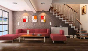 Revêtement de <span class=keywords><strong>sol</strong></span> en vinyle de luxe à dos sec, 100 % imperméable, 3 mm, à coller, <span class=keywords><strong>anti</strong></span>-<span class=keywords><strong>bruit</strong></span>, résistant à l'usure, pour chambre à coucher - Product Image 5