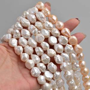 Nuevo Producto, Perla de Agua Dulce Barroca con Orificio Vertical, Partículas Grandes Raras de 10-11 mm, con Espinas de Rosa Naturales, Perlas Sueltas - Product Image 1