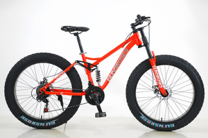 Vélo de montagne tout suspendu pour la descente, modèle à double suspension, résistant aux fortes chutes, capable de sauter sur les sentiers enneigés - Product Image 4
